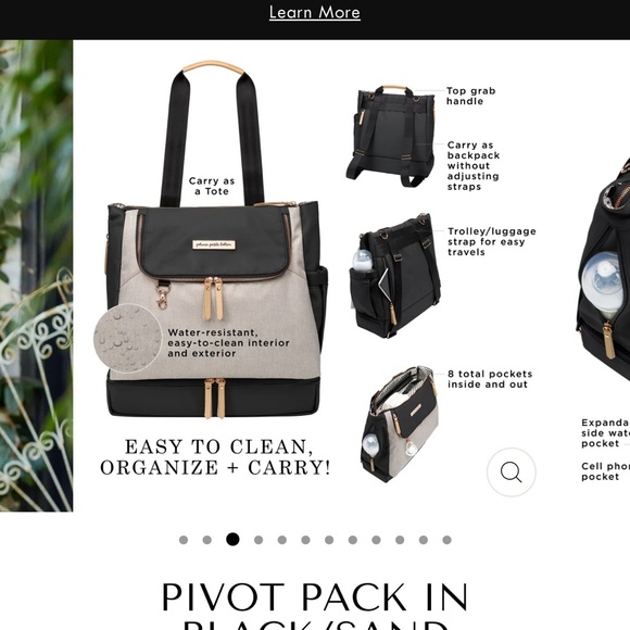 petunia pickle bottom diaper bag *BRAND NEW* - Picture 3 of 11